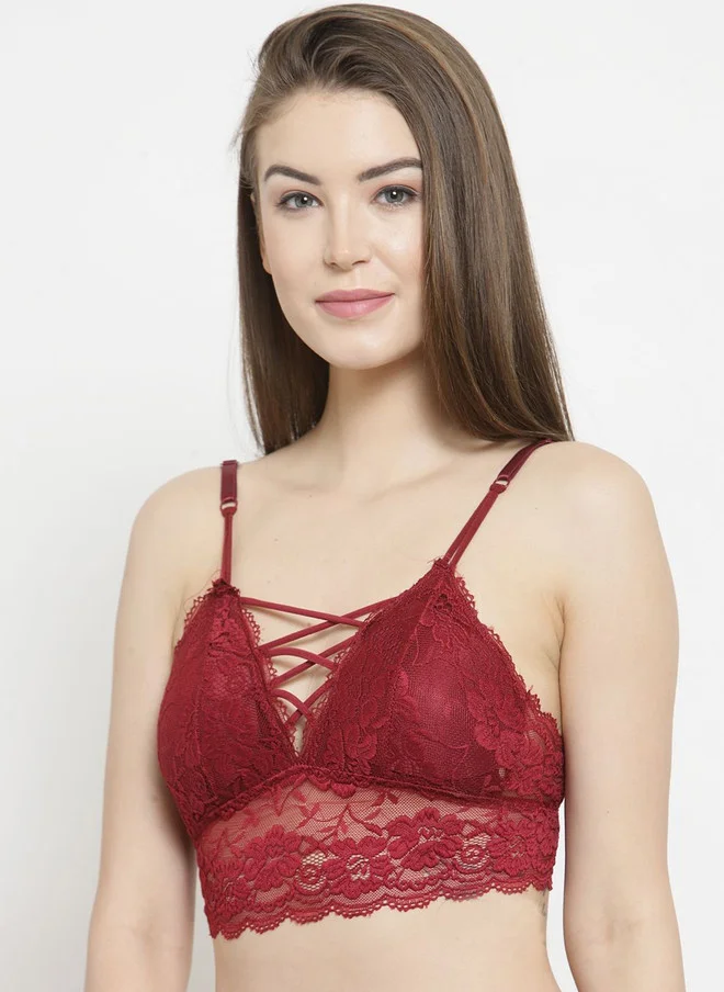 PRIZO PRIZO Bralette Bra Full Coverage Lightly Padded